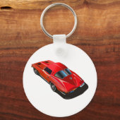 63 Teilfenster rot Schlüsselanhänger (Vorderseite)