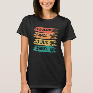 63. Vintager Geburtstag seit Juli 1960 T-Shirt
