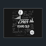 63 Years Old Bday Math Teacher 63rd Birthday Gift Postkarte<br><div class="desc">Birthday Design For anyone who's horoscope say difficult & Stubborn But totally worth.Wear it with pride at work,  school gym perfect to pair with shorts,  leggings or jeans for a casual yet trendy Look</div>