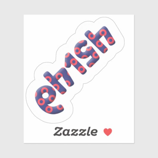 64154 Nummer Phish Sticker (Blatt)