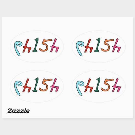 64154 OVALER AUFKLEBER (Blatt)