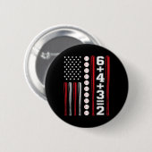 643 Sell Math Player Pitcher Boys Funny American F Button (Vorne & Hinten)