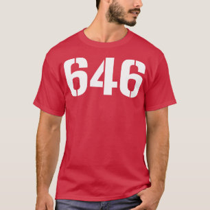 646 Weißer Text T-Shirt