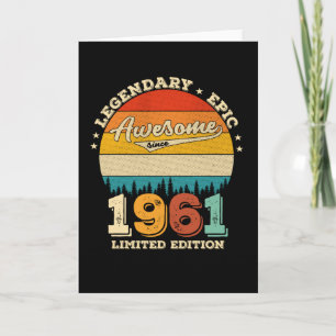 64. Geburtstag 1961 Tolles Geschenk zum 64. Geburt Karte