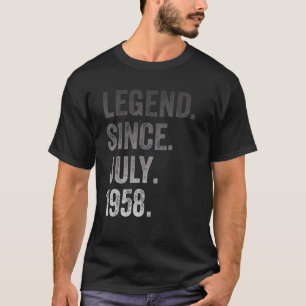64. Geburtstag 64 Jahre alte Legende seit Juli 195 T-Shirt