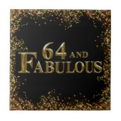 64. Geburtstag Fliese (Vorderseite)