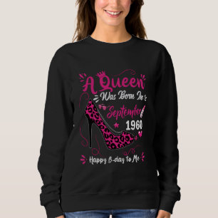 64. Geburtstag High Heel Eine Königin war im Septe Sweatshirt