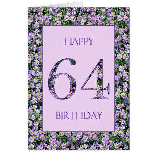 64. Geburtstag Lila Tageszeitung (Vorne)