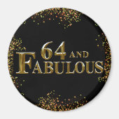 64. Geburtstag Magnet (Vorne)