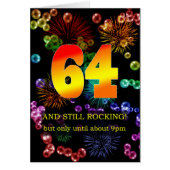 64. Geburtstag noch rocken (Vorne)