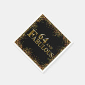 64. Geburtstag Serviette (Ecke)