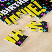 64. Geburtstag — Spaß, farbenfrohe Sternenweltenmu Puzzle (Seite)