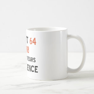 64. Geburtstagsentwürfe Kaffeetasse