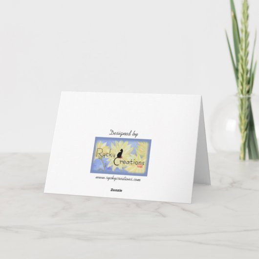 64. Geburtstagshund Karte (Rückseite)