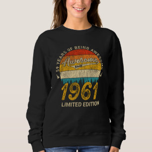 64 Jahre alt 1961 Retro Phantastisch 64. Geburtsta Sweatshirt