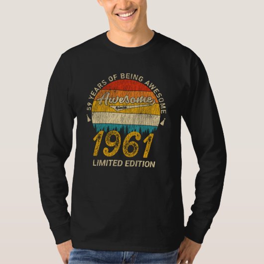 64 Jahre alt 1961 Retro Phantastisch 64. Geburtsta T-Shirt (Vorderseite)