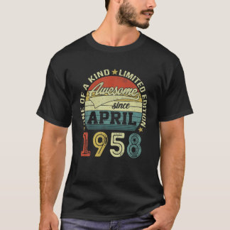 64 Jahre Alte Geschenke Phantastisch seit April 19 T-Shirt