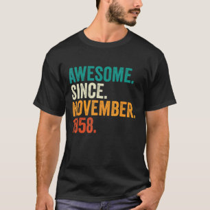 64 Jahre Alte Geschenke Phantastisch seit November T-Shirt