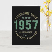 64 Jahre alter Tag Legend 64. Geburtstag Karte (Gelbe Blume)