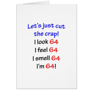 64 lassen Sie uns den Misten schneiden