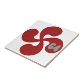 64 Lauburu Fliese (Seite)