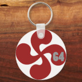 64 Lauburu Schlüsselanhänger (Vorderseite)