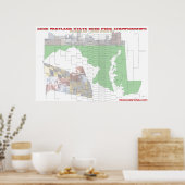 64-Mannschaften, doppelte Eliminierung Turnierklam Poster (Küche)