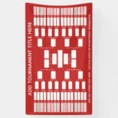 64 Team - Turnierhalterung - kann Farbe ändern Banner (Vertikal)