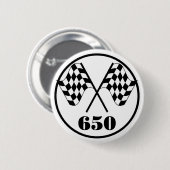 650 Karoflaggen Button (Vorne & Hinten)