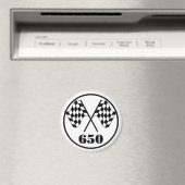 650 Markierte Flaggen Magnet (In Situ (Geschirrspüler))