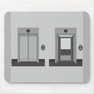 6511Gebäude Aufzug Mousepad