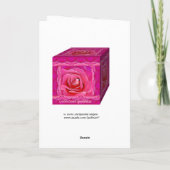 65. BIrthday Card - Rose Geschenkboxen - FUNNY Karte (Rückseite)