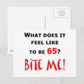65 Biss mich! Postkarte (Vorne/Hinten)