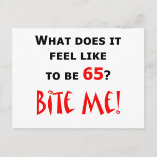 65 Biss mich! Postkarte