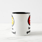 65 Blicke so gut auf mir T - Shirts und Geschenke Zweifarbige Tasse (Mittel)