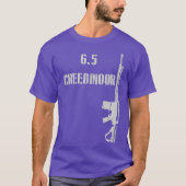 65 Creedmoor AR10 Rifle Long Range 2A Shooting T-Shirt (Vorderseite)