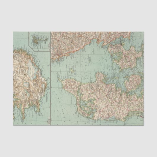 65 Dänemark, Island Seidenpapier (Vorderseite)
