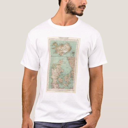 65 Dänemark, Island T-Shirt (Vorderseite)