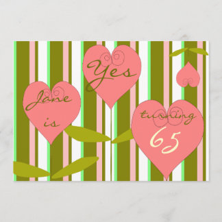 65. Einladung Geburtstag des Spaßes