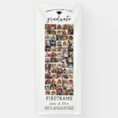 65 Foto Collage Abschluss Moderner Minimal Weiß Banner (Vertikal)