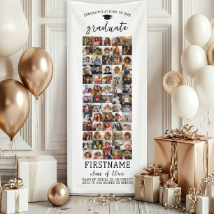 65 Foto Collage Abschluss Moderner Minimal Weiß Banner