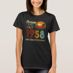 65. Geburtstag 65 Jahre alt Phantastisch seit Juli T-Shirt