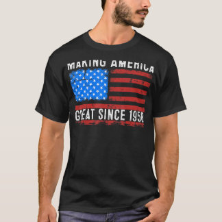 65. Geburtstag Amerika als großartig seit 1958 T-Shirt