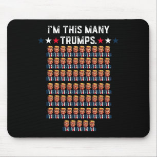 65. Geburtstag bin ich so viele Trumps für Trump S Mousepad