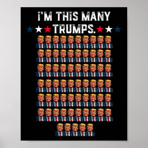 65. Geburtstag bin ich so viele Trumps für Trump S Poster