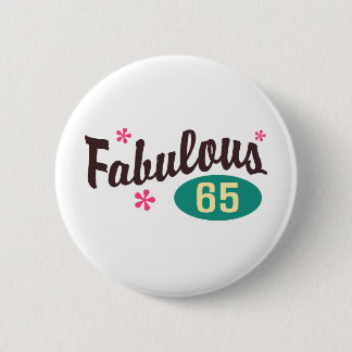 65. Geburtstag Button
