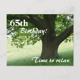 65. Geburtstag Entspannen sich/mit Zitat Einladung