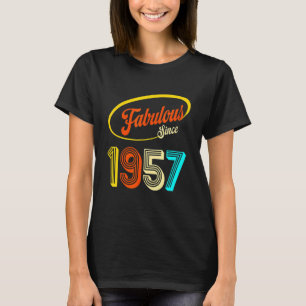 65. Geburtstag Fabulous seit 1957 65 Jahre Bein T-Shirt