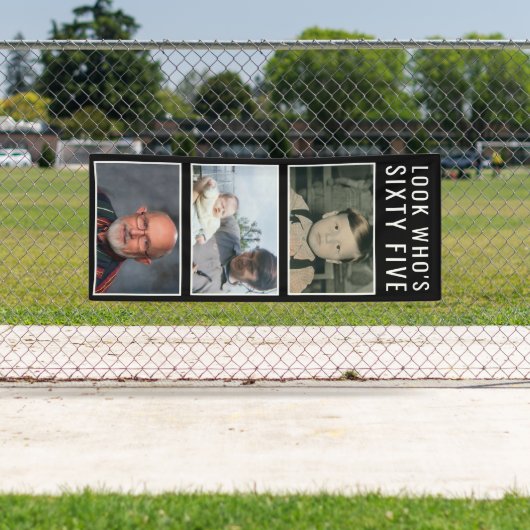 65. Geburtstag Foto Banner (Insitu)