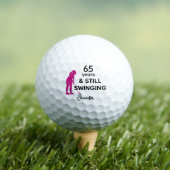 65. Geburtstag Funny Women Golfer noch schwingen Golfball (Insitu T-Shirt)